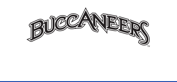 Buccaneers script wordmark, black/grey variant, cell 77