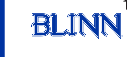 Blinn wordmark, blue/grey variant, cell 106