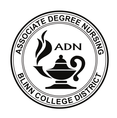 Associate Degree Nursing patch, black variant, cell 183