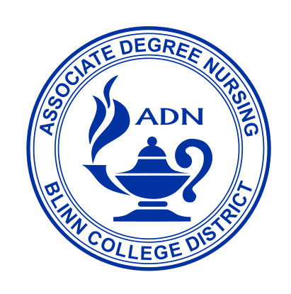 Associate Degree Nursing patch, blue variant, cell 184