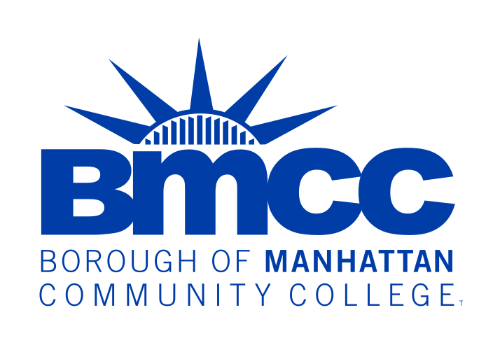 BMCC logo, primary, dark blue variant, cell 2