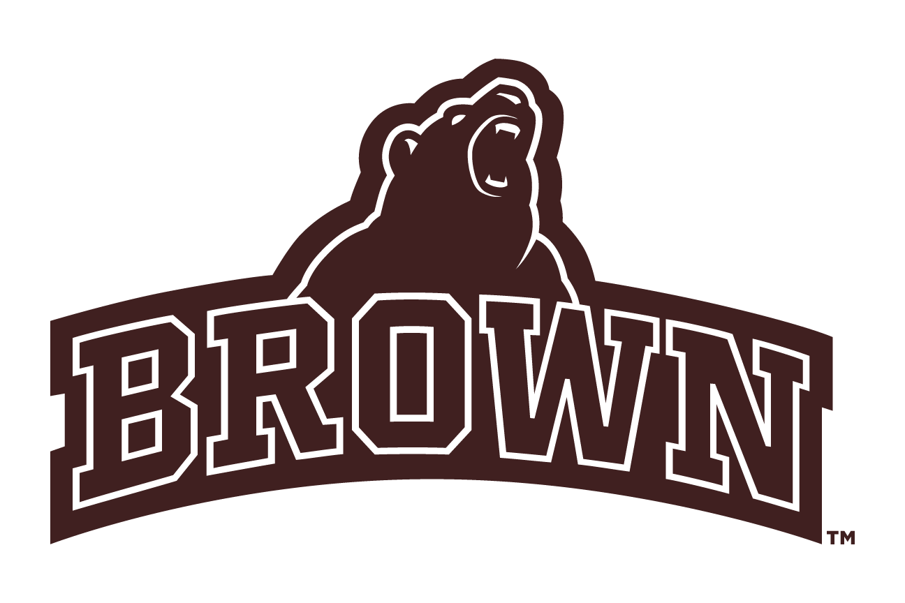 bear head with wordmark, brown/red variant, cell 21