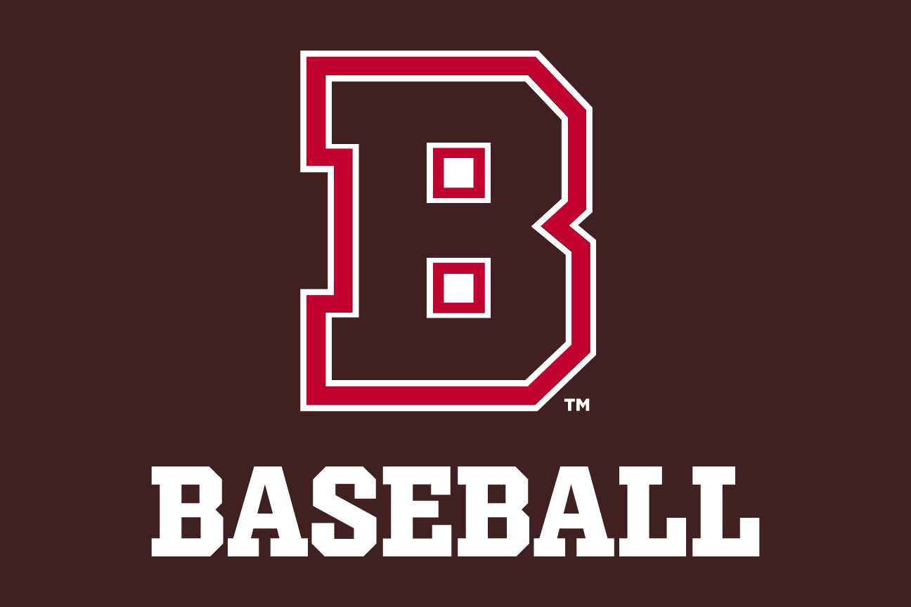 sport logo B with BASEBALL, red with white/black outline, reverse variant, cell 35
