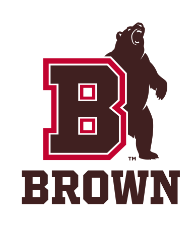 lettermark B with bear mascot and wordmark, red with white/black outline variant, cell 11