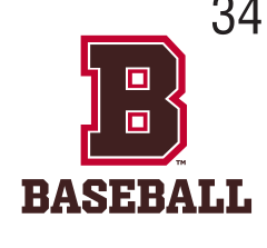 sport logo B with BASEBALL, red with white/black outline variant, cell 34