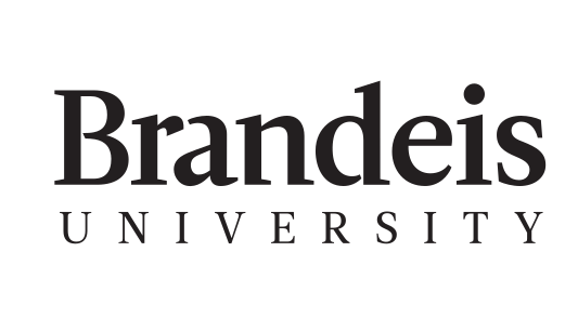 Brandeis University wordmark, black variant, cell 7