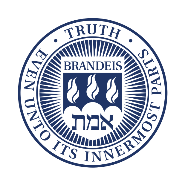 Brandeis University seal, blue variant, cell 17