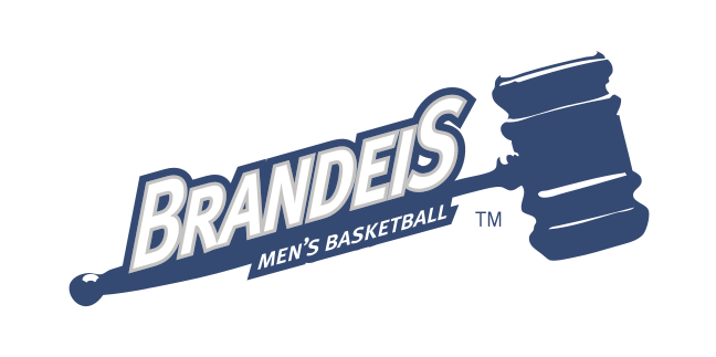 Brandeis Men's Basketball logo, navy variant, cell 49