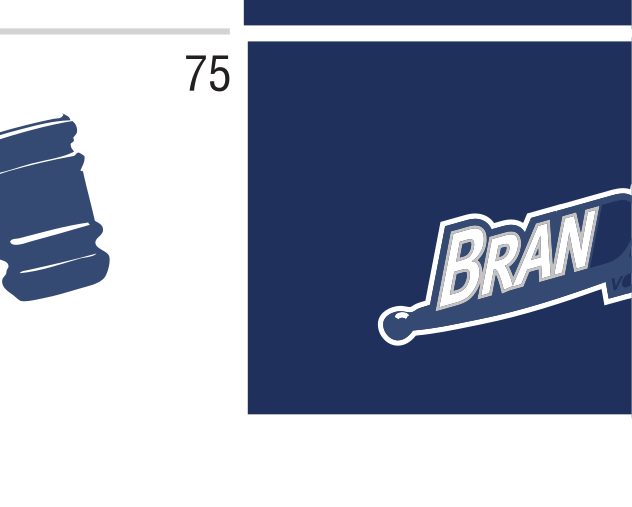 Brandeis Gavel sport lockup, Soccer, reverse variant, cell 60