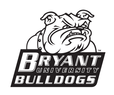 Bulldog with wordmark, black variant, cell 9