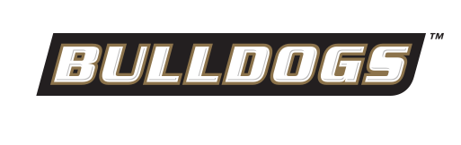 Bulldogs wordmark, color variant, cell 24