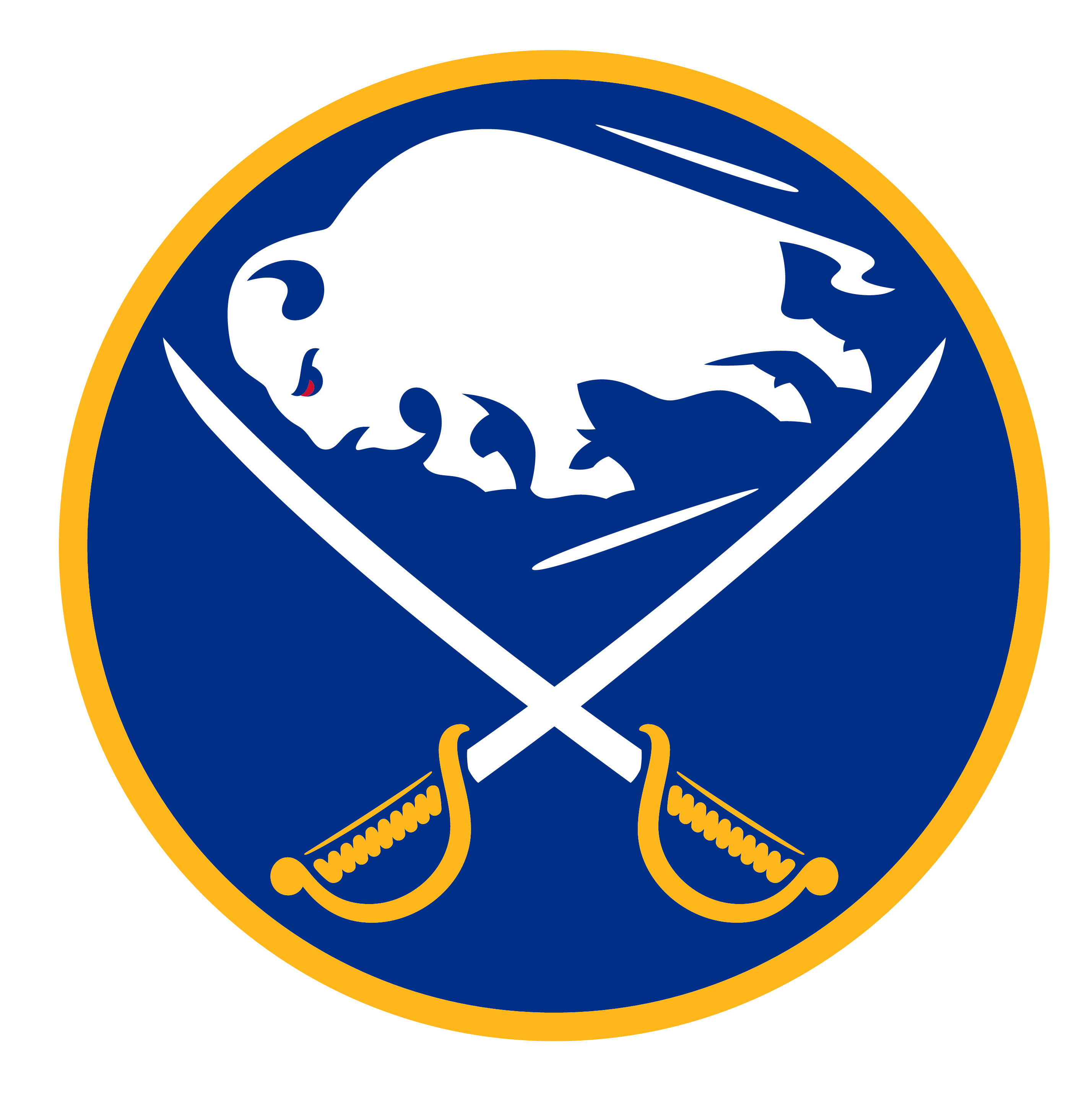 Buffalo Sabres primary logo, full color without R variant