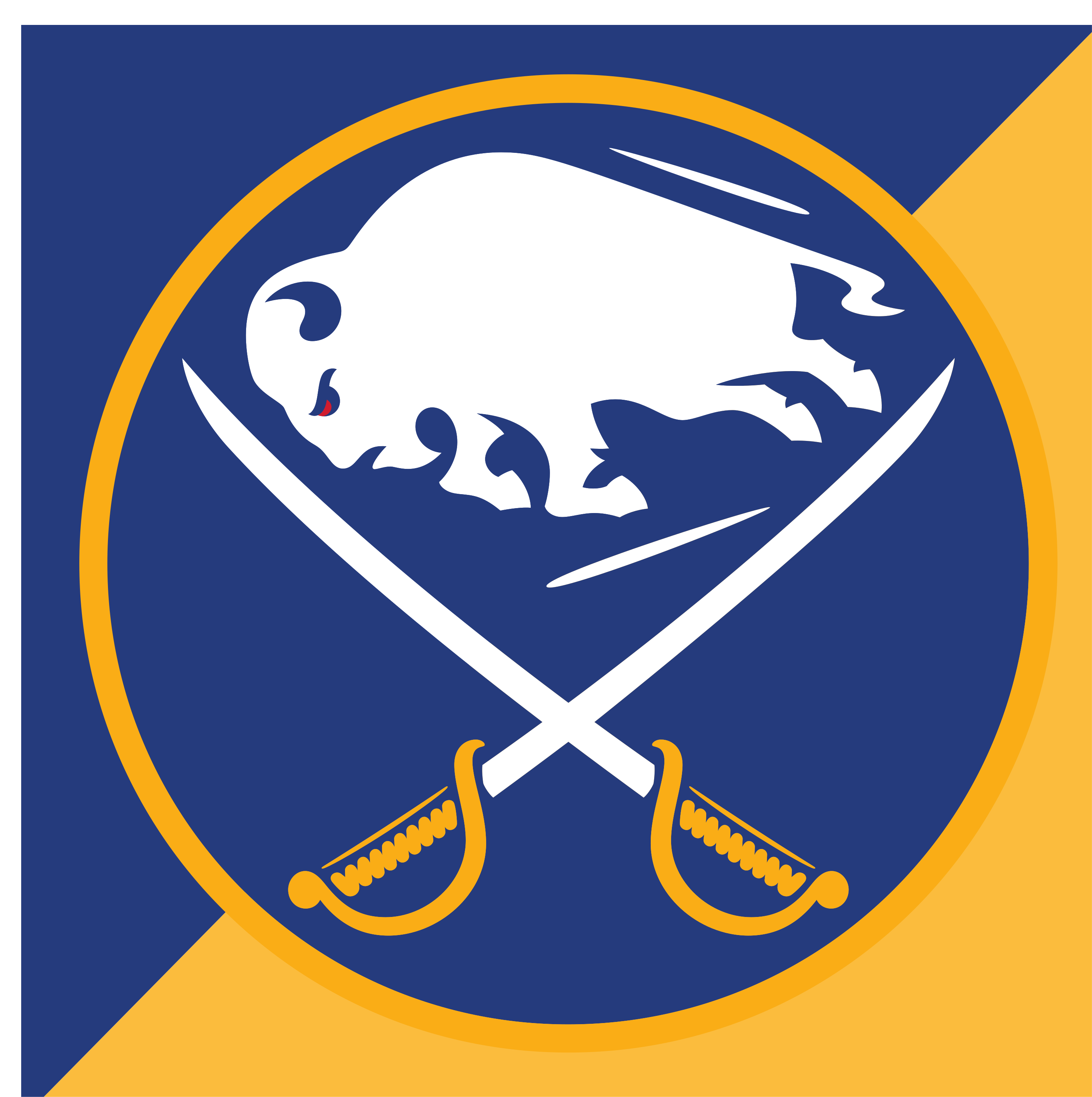 Buffalo Sabres primary logo, full color without R variant