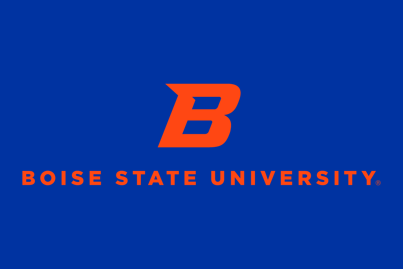 Primary Academic Mark, orange one-color on navy variant, cell 51