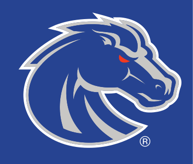 Bronco head, secondary blue/silver on blue variant, cell 10