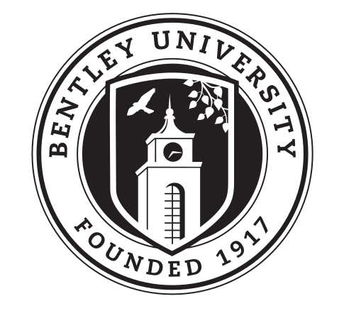 Bentley University seal, black variant, cell 12