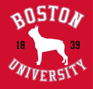 Heritage Terrier silhouette mark, white on red variant, cell 404