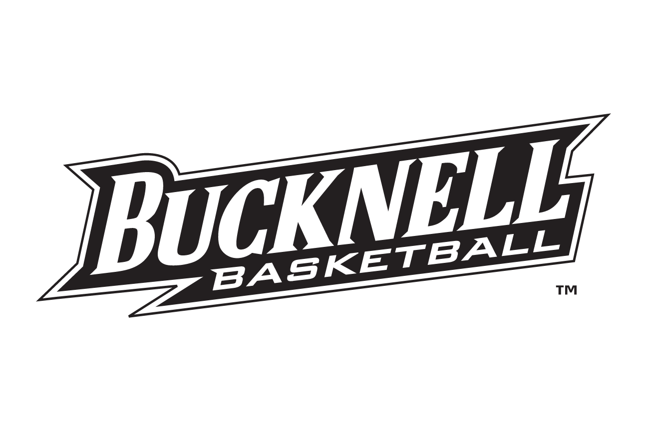 Bucknell Basketball wordmark, black and white variant, cell 44