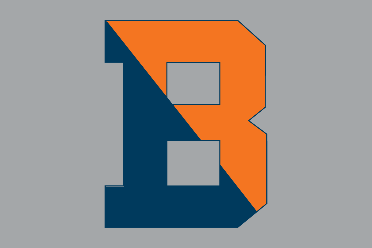 Split B, navy and orange on grey background variant, cell 50