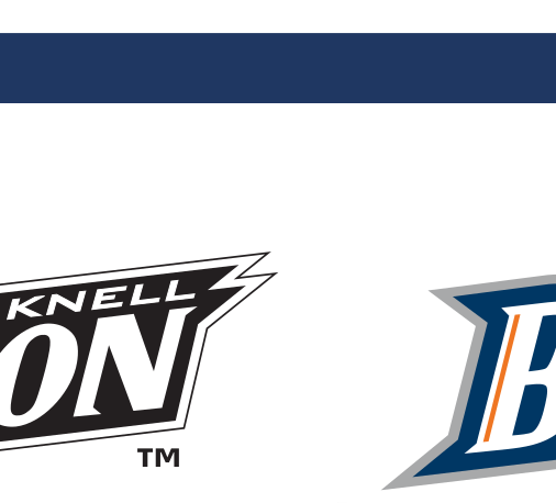Go Bison wordmark, black and white variant