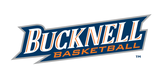Bucknell Basketball wordmark, navy and orange variant, cell 42