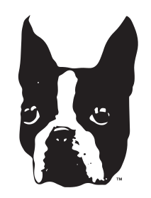 terrier head, black/white variant, cell 307