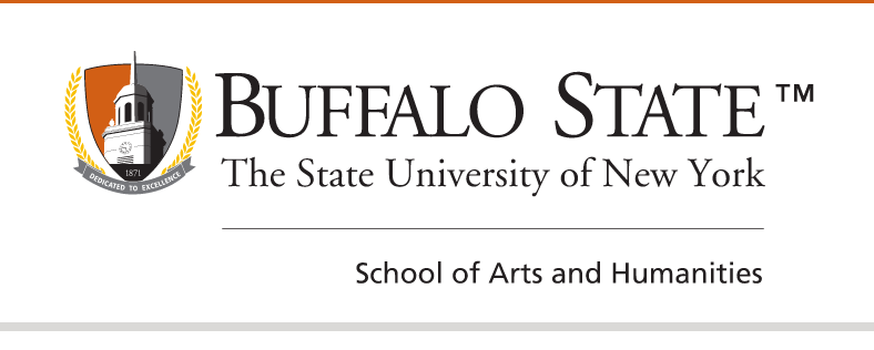 Buffalo State School of Arts and Humanities Signature Mark, full color variant, cell 26
