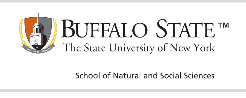 Buffalo State School of Natural and Social Sciences Signature Mark, full color variant, cell 35