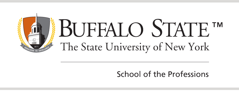 Buffalo State School of the Professions Signature Mark, full color variant, cell 38