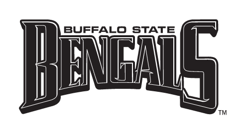 Buffalo State Bengals Wordmark, black and white variant, cell 47