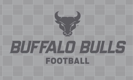 Buffalo Bulls Spiritmark, black/white on gray variant, cell 118