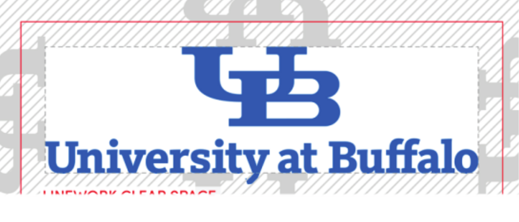 University at Buffalo master brand logo, blue lockup variant