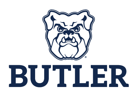 Butler logo, one color navy variant, cell 26