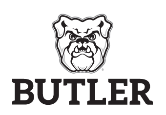 Butler logo, one color black variant, cell 28