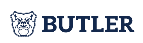 Butler logo horizontal, one color navy variant, cell 35