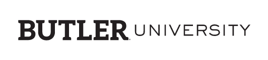BUTLER UNIVERSITY wordmark, black/grey variant, cell 49