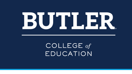 BUTLER COLLEGE of EDUCATION, white/blue variant, cell 71
