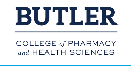 BUTLER COLLEGE of PHARMACY and HEALTH SCIENCES, blue/white variant, cell 89