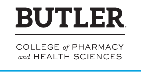 BUTLER COLLEGE of PHARMACY and HEALTH SCIENCES, black/white variant, cell 90