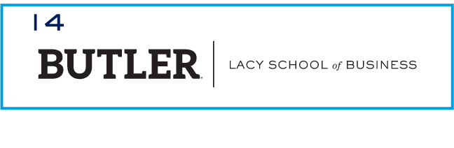 BUTLER LACY SCHOOL of BUSINESS horizontal, black/white variant, cell 114