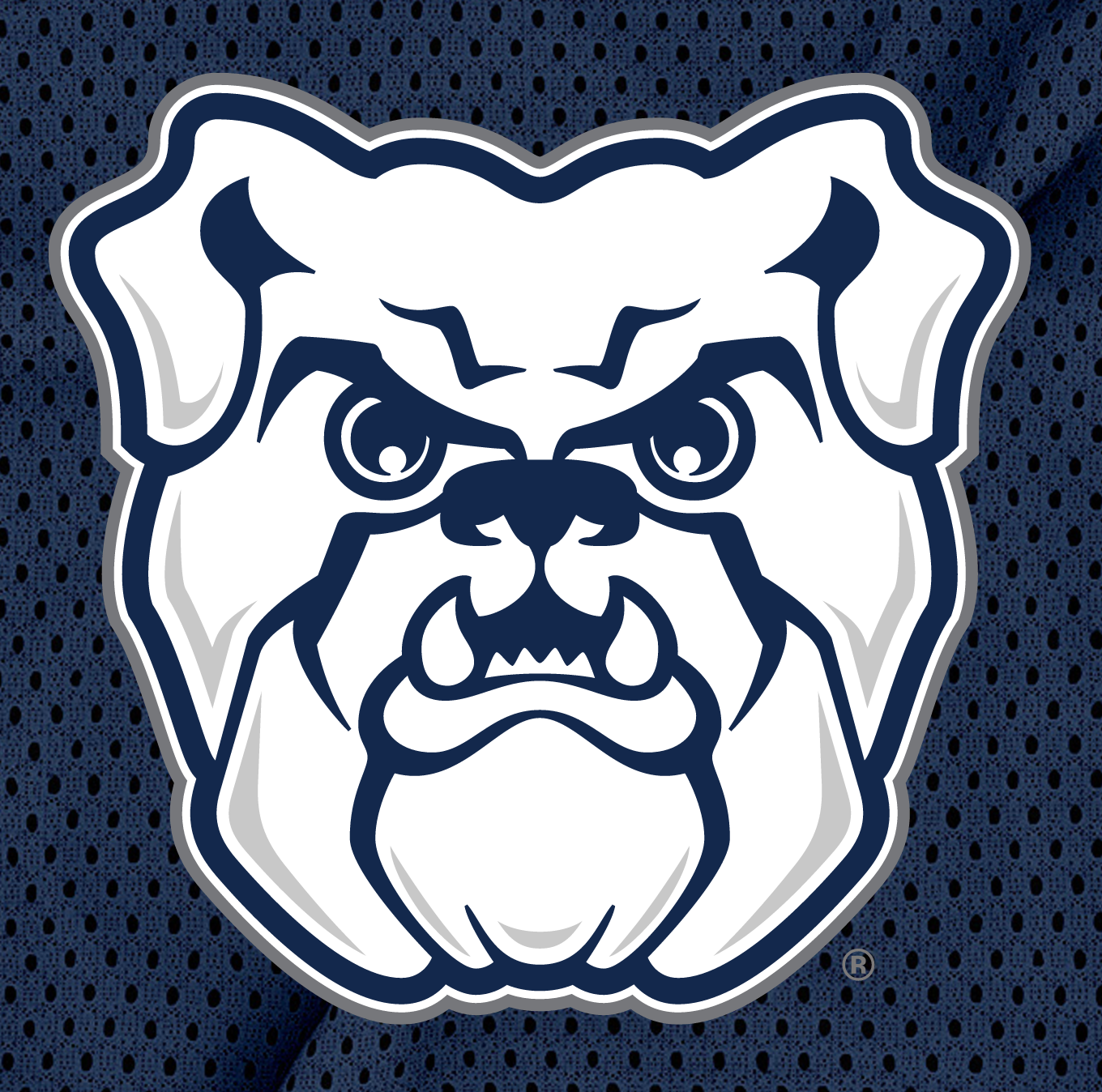 Butler Bulldog head, full color variant