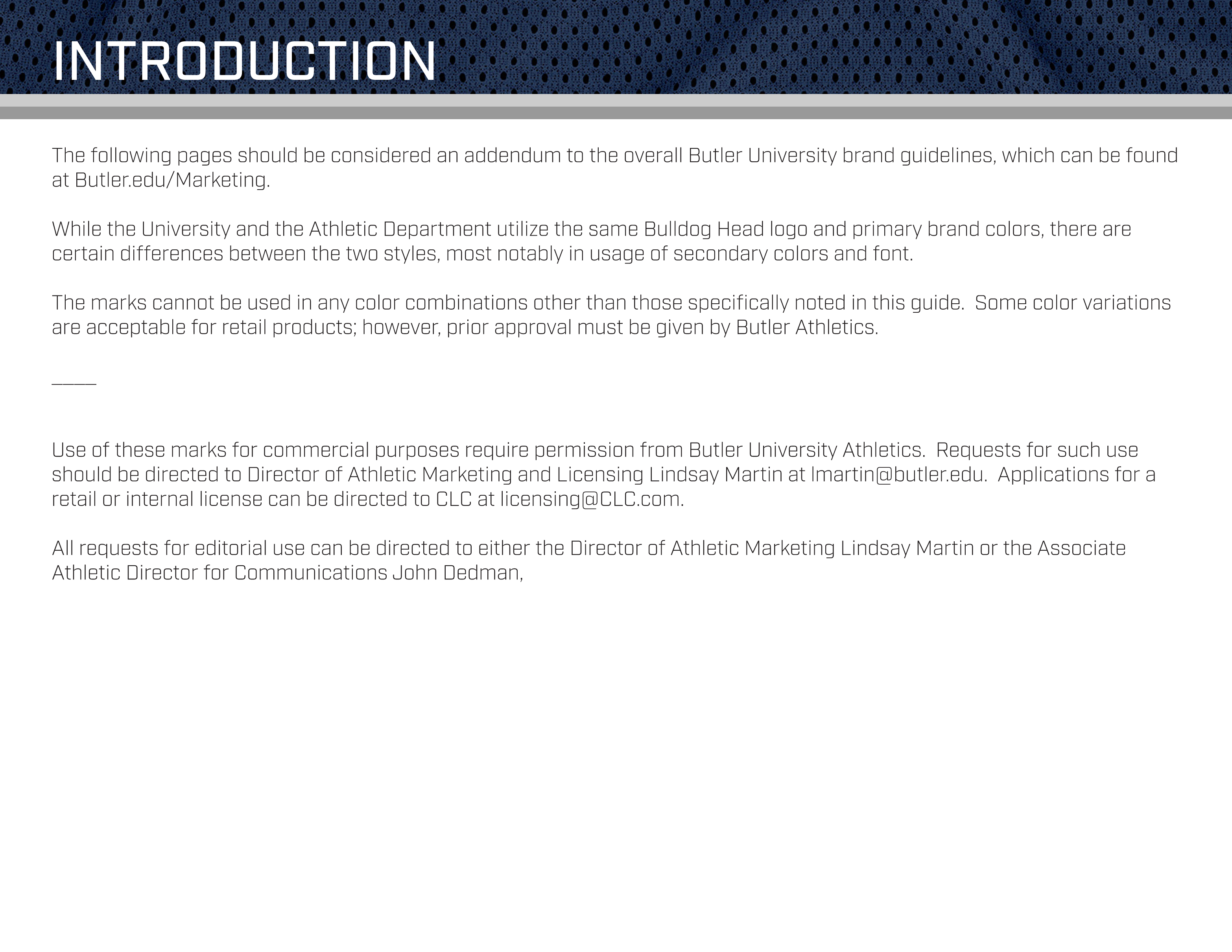 Full Page Guideline Sheet, Standard variant