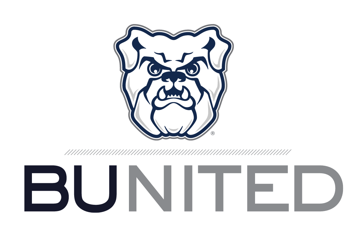 BUnited logo, vertical without tag, color variant