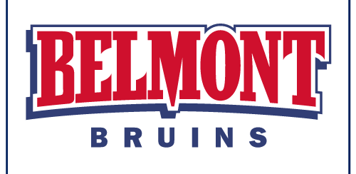 BELMONT BRUINS wordmark, color variant, cell 15