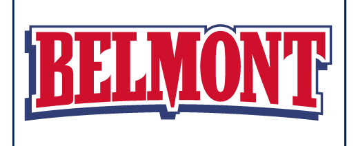 BELMONT wordmark, color variant, cell 19