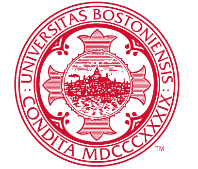 Boston University seal, red variant, cell 202