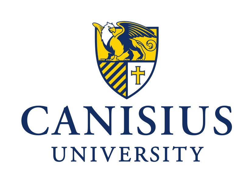 Canisius University logo, full color on white variant, cell 10