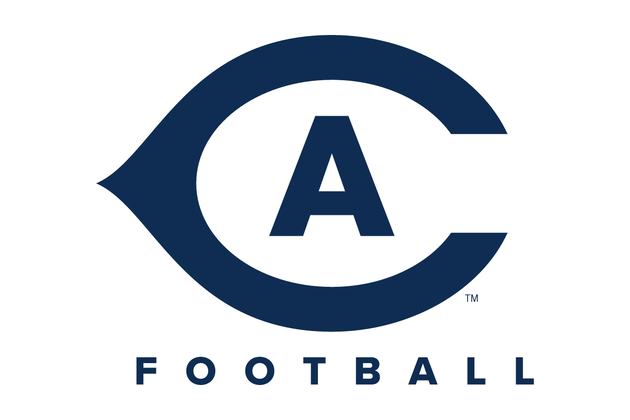 CA FOOTBALL lockup, blue/gold variant, cell 51