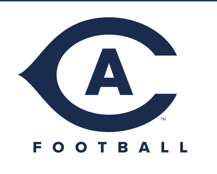 CA FOOTBALL lockup, blue/gold variant, cell 51