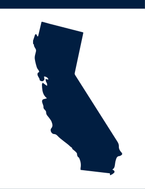 California state mark, blue variant, cell 48